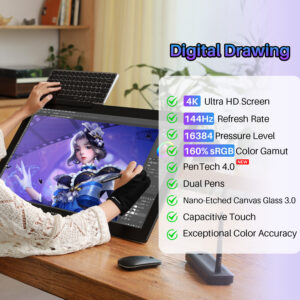 Kamvas Pro 27 Touch-144Hz (4K) - Ảnh 12