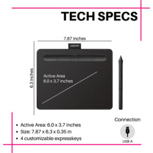Bảng vẽ Wacom Intuos S Bluetooth - Ảnh 4